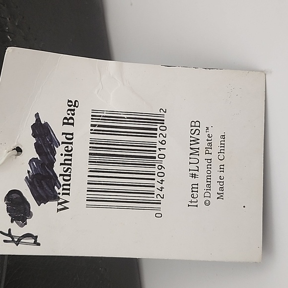 Diamond Plate Leather Windshield Bag for Motorcycles NWT - Picture 3 of 7